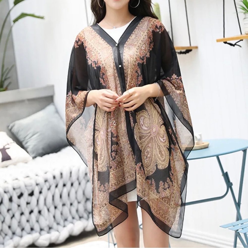 Women's Cover Up Poncho Beachwear Dress Summer
Kaftan Top